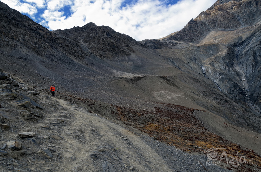 Dzień 21: Zejście z Przełęczy Santa La II 5125m w kierunku Doliny Kali Gandaki